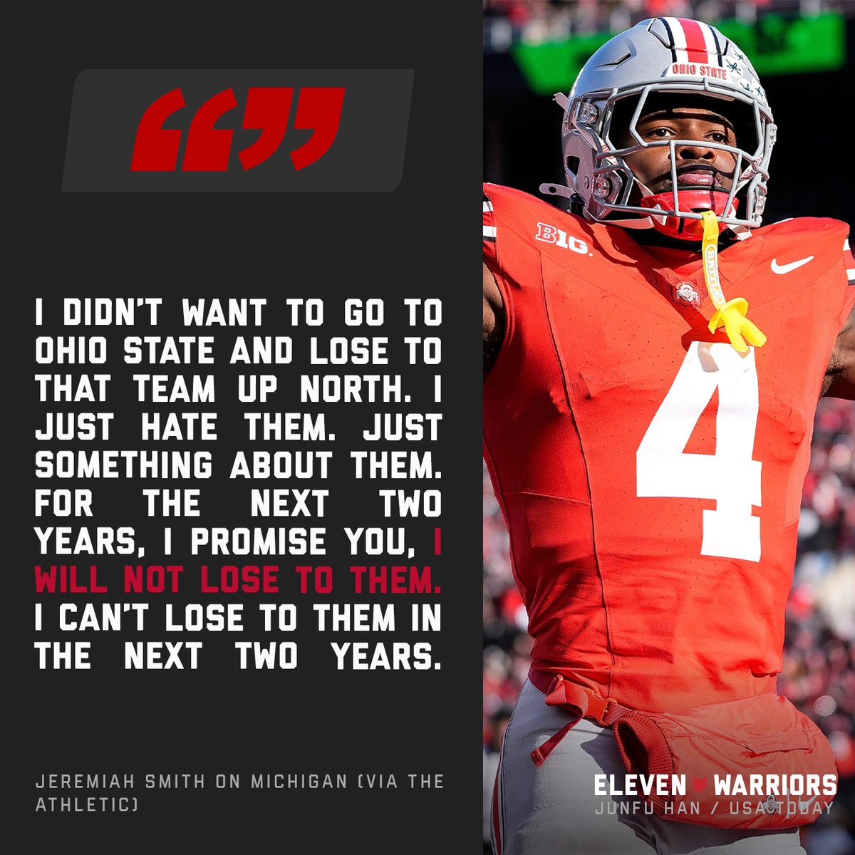 Jeremiah Smith has called his shot.
elevenwarriors.com/ohio-state-foo…