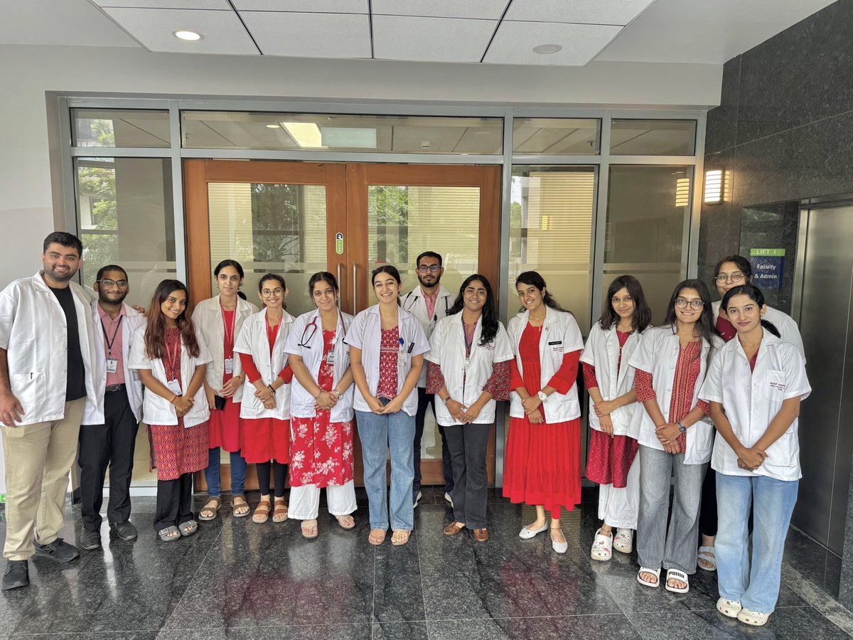 Hridayamrit_Fdn's tweet image. 💓 A new heartbeat begins!

On #DoctorsDay, we proudly welcome the 2025–26 Board of “Heart to Heart” — India’s largest cardiology interest group, recognized by @ACCinTouch MSMC in their third foundational year! 🇮🇳❤️🇺🇸

#FutureCardiologists #Leadership #CardioX #MedTwitter