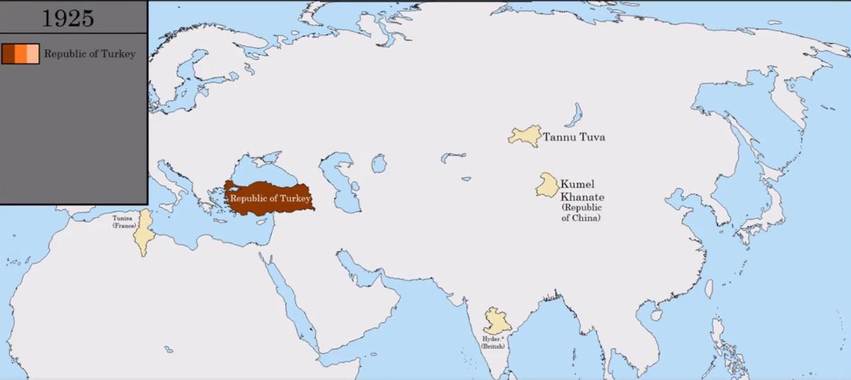 300 milyon Müslüman kafir sömürge yönetimi altında yaşarken  Müslüman bir topluma bağımsızlık şerefini savaşla kazandırmış ilk ve döneminin tek lideri Mustafa Kemal Atatürk.