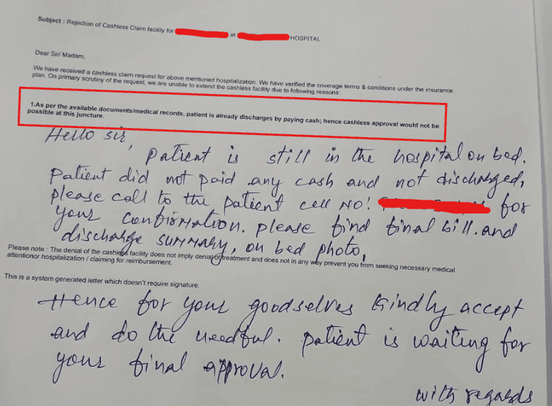 BeshakIN's tweet photo. Insurer said: “Patient paid &amp; left”

Reality? Patient is still IN THE HOSPITAL
Waiting for claim approval! 😳

That’s when the patient’s Insurance Expert stepped in immediately.

And solved this mysterious case in record time 👇

#ExpertsFightClaims https://t.co/Xv8OUjlcQi