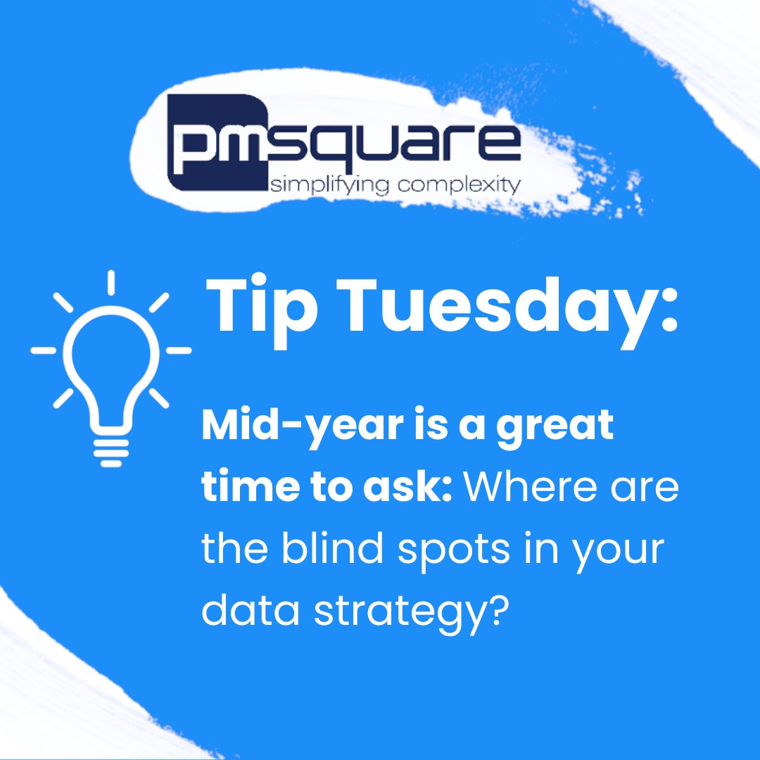 PMsquare's tweet image. 🔍 #PM2Tips: We’re officially halfway through the year - the perfect time to reflect, refocus, and refine your data strategy. #DataAnalytics