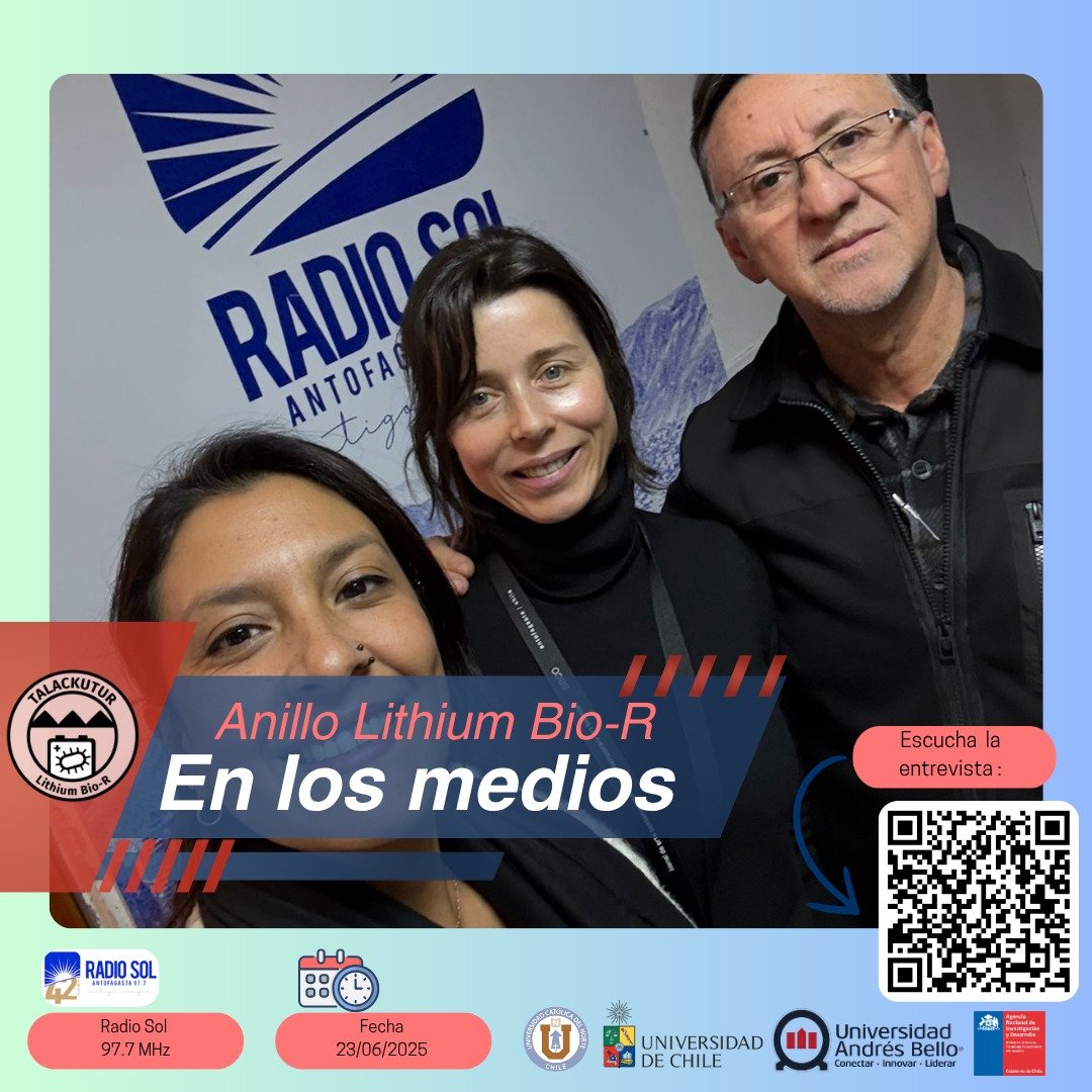 Lithium_rucn's tweet image. 🎧 ¡Ya puedes escuchar la entrevista completa en Radio Sol!
📻 Arte y ciencia dialogan desde el territorio nortino, de nuestra investigadora Dra. Andrea Jara y la artista Isidora Correa.