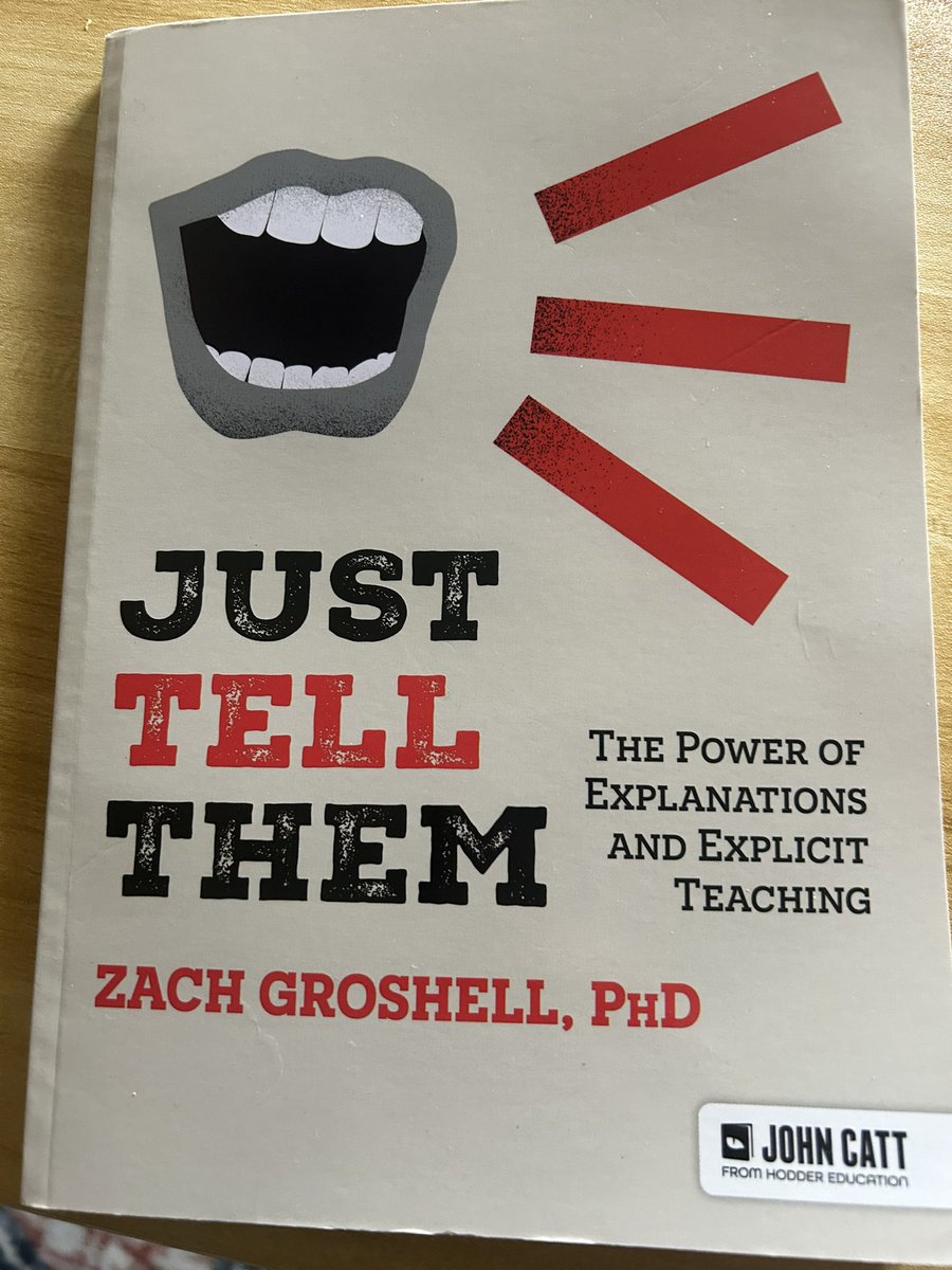 Mike Sullivan🇺🇸🇺🇦🇮🇱 (@mikesully97) on Twitter photo ✅ the first book off my summer reading list:
Just Tell Them by <a href="/MrZachG/">Zach Groshell</a>
Clear, well written and practical. I also read it in one sitting which is unusual for me.
I highly recommend it! ✅ the first book off my summer reading list:
Just Tell Them by <a href="/MrZachG/">Zach Groshell</a>
Clear, well written and practical. I also read it in one sitting which is unusual for me.
I highly recommend it!