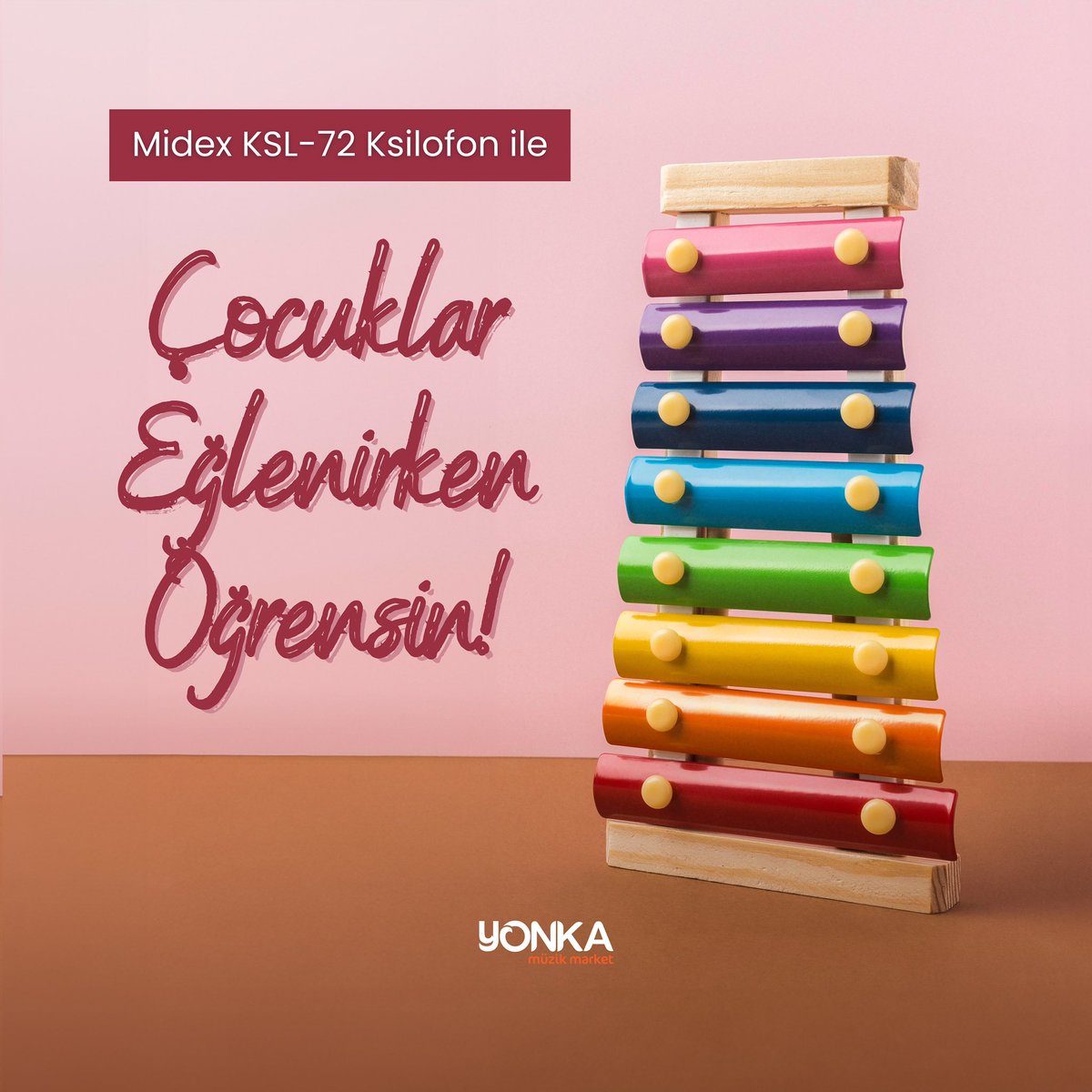 KSL-72: Küçük Eller, Büyük Melodiler! 💖
#midex #yonkamuzikmarket #ksilofon