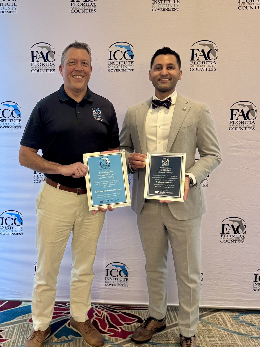 GWKruse's tweet image. Last week I attended our annual @flcounties (FAC) conference to discuss local issues with commissioners and stakeholders from throughout the State of Florida. It's an amazing organization and I've learned a lot over the years that I've tried to bring back to #ManateeCounty.
Thisโฆ