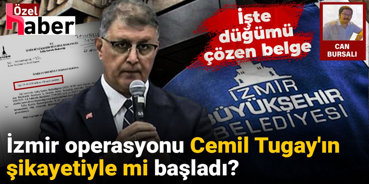 Halk TV (@halktvcomtr) on Twitter photo 🔴 İzmir operasyonu Cemil Tugay'ın şikayetiyle mi başladı?
📃 İşte düğümü çözen belge
✒️ Haber: Can Bursalı (<a href="/CanBursali/">Can Bursalı</a>)
halktv.com.tr/gundem/izmir-o… 🔴 İzmir operasyonu Cemil Tugay'ın şikayetiyle mi başladı?
📃 İşte düğümü çözen belge
✒️ Haber: Can Bursalı (<a href="/CanBursali/">Can Bursalı</a>)
halktv.com.tr/gundem/izmir-o…