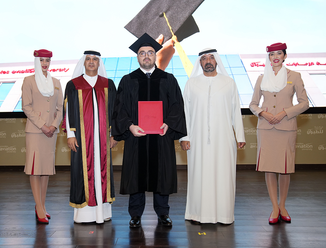HHAhmedBinSaeed's tweet image. As Emirates Aviation University celebrates 35 years of advancing aviation education, I am proud to recognise the achievements of this year’s 154 graduates. Representing over 25 nationalities and diverse disciplines, they reflect the university’s global impact and enduring…