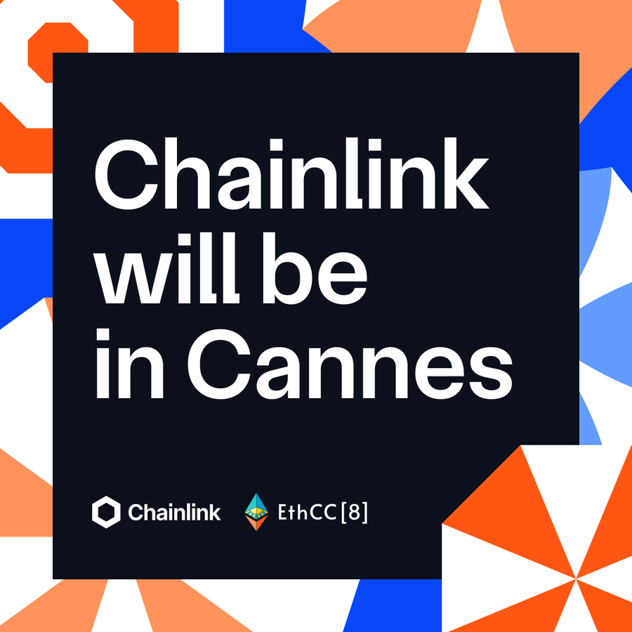 Chainlink - 官方中文账号 (@chainlinkcn) on Twitter photo Chainlink将亮相法国戛纳<a href="/EthCC/">EthCC - Ethereum Community Conference</a> 🇫🇷
• 快来在<a href="/aave/">Aave</a> DeFi Summer Day、<a href="/raave/">rAAVE 👻</a>、<a href="/rwasummit/">Real-World Asset Summit</a>等活动中与 <a href="/chainlinklabs/">Chainlink Labs</a>团队见面
• 观看Chainlink联合创始人 <a href="/SergeyNazarov/">Sergey Nazarov</a>的直播主题演讲:ethcc.io/live
Chainlink完整日程:
chain.link/ethcc Chainlink将亮相法国戛纳<a href="/EthCC/">EthCC - Ethereum Community Conference</a> 🇫🇷
• 快来在<a href="/aave/">Aave</a> DeFi Summer Day、<a href="/raave/">rAAVE 👻</a>、<a href="/rwasummit/">Real-World Asset Summit</a>等活动中与 <a href="/chainlinklabs/">Chainlink Labs</a>团队见面
• 观看Chainlink联合创始人 <a href="/SergeyNazarov/">Sergey Nazarov</a>的直播主题演讲:ethcc.io/live
Chainlink完整日程:
chain.link/ethcc