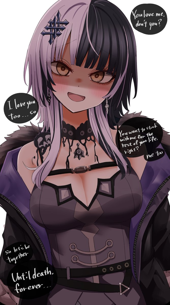シオリ・ノヴェラ ,シオリ・ノヴェラ(通常) 「Yandere Shiorin #ShiorinSketch」|みなづきのイラスト