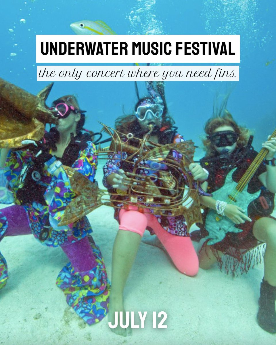 July in the Lower Keys is a little... extra.
We’ve got fireworks, pie-eating, underwater concerts, and a Hemingway look-alike army!

Here’s what’s coming up:
🥧 Key Lime Fest: July 2–6
🎆 Fireworks: July 3 (Big Pine) + 4 (Key West)
🎶 Underwater Music Fest: July 11–12
👨🏻‍🦳