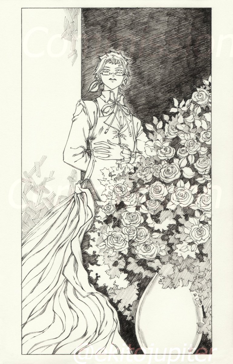 EkiToJupiter's tweet image. A small reminder that my commissions are open!
-Traditionally done with pen and ink! ✒️
-Original artwork can be shipped to you! ✉️
-I can draw your favourite character or your own OC (or both!)
Feel free to send me a DM if you have any questions!
#commissionsopen #traditionalart