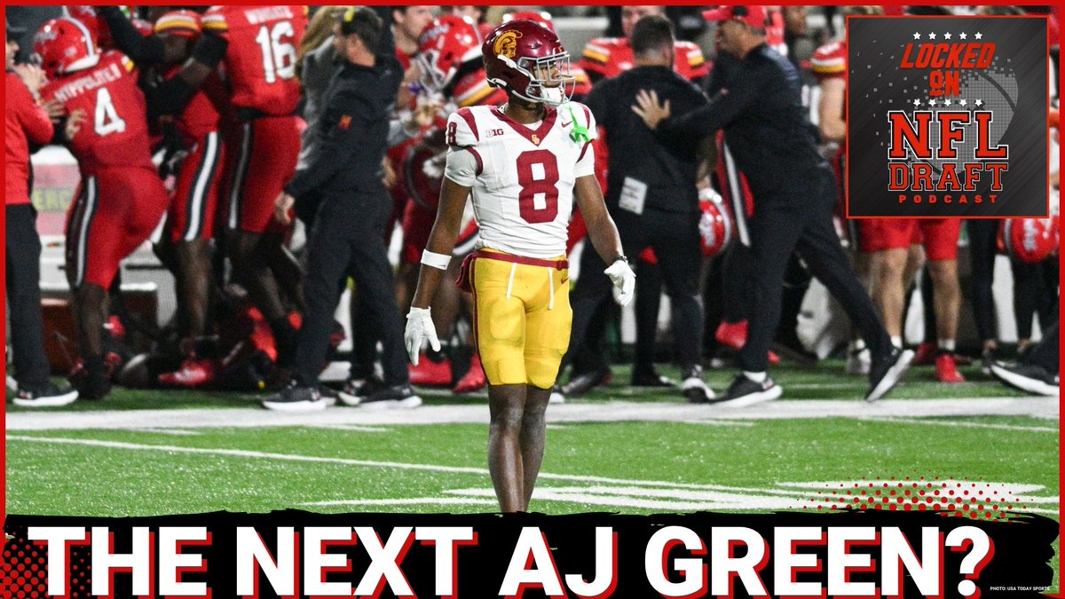 In this episode: Is USC's WR Ja'Kobi Lane the next big thing in college football? 📈

🔴Lane's comps; AJ Green &amp; George Pickens?
🔴KC Concepcion's dynamic slot skill set
🔴WR Nick Harbor's DK Metcalf-level ceiling

Listen to the latest episode of Locked On NFL Draft now! ⬇️