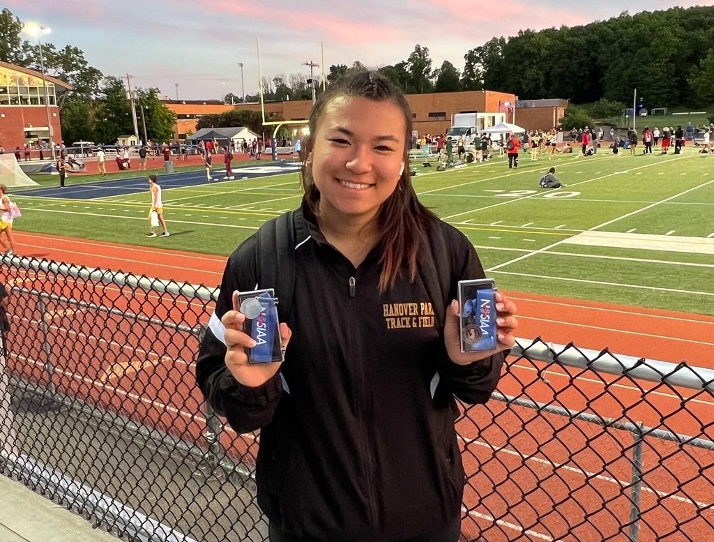 Congratulations to Juliana Behringer l for being selected 1st Team All Group 1 Javelin.  Great job Jules! #GoHornets!