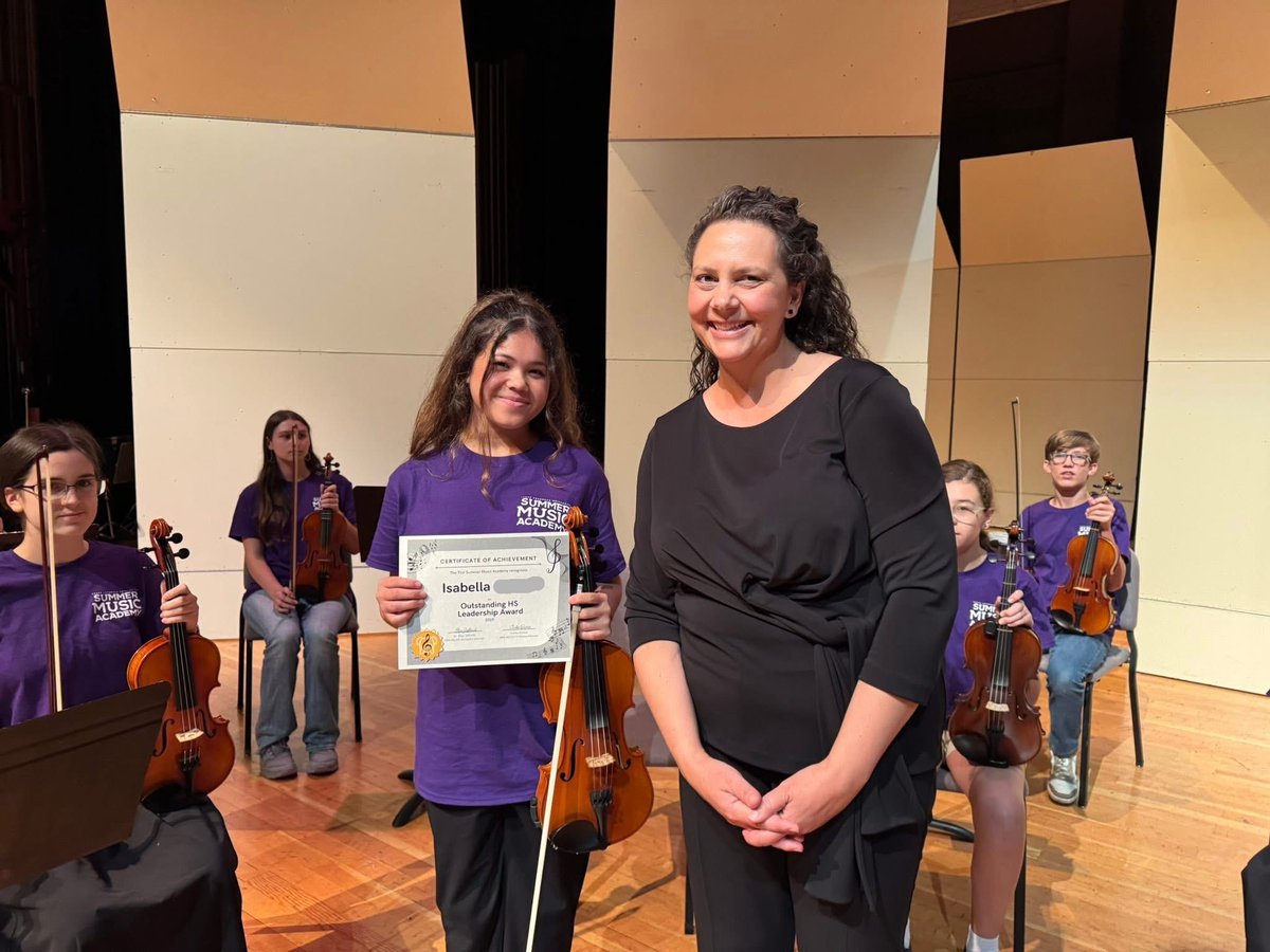 SCUC band and orchestra students excelled last week at Texas Lutheran University's Summer Music Academy and were recognized for their leadership and outstanding musicianship!