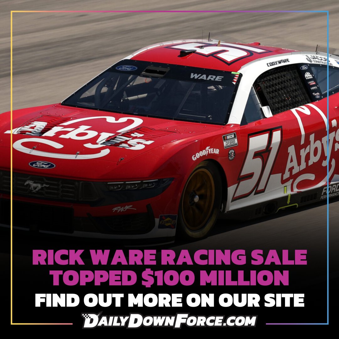 A new report claims Rick Ware Racing was sold for over $100 million. Read the full story on The Daily Downforce

dailydownforce.com/rumor-rick-war…