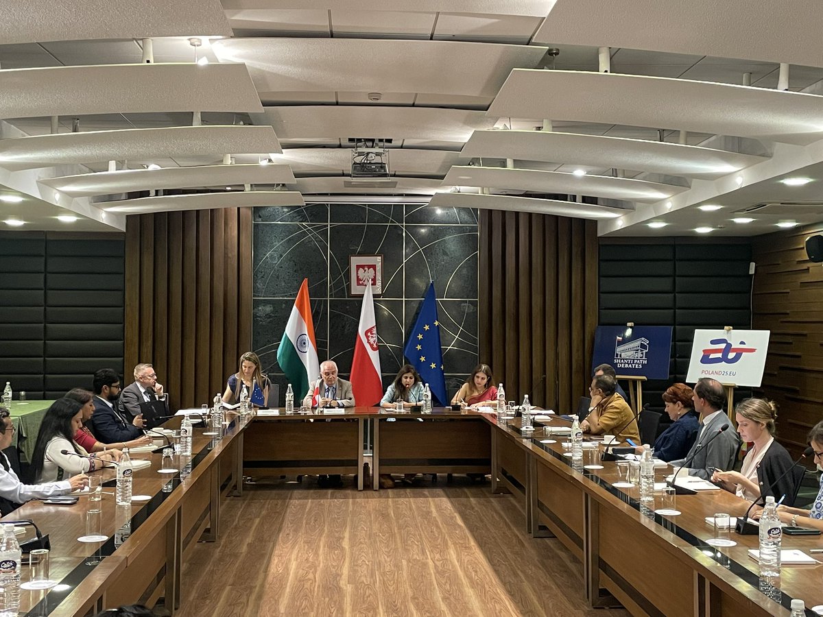 PLinIndia (@plinindia) on Twitter photo 🇵🇱 🇪🇺As we close the Polish Presidency in the Council of the EU, we also open a new chapter — the Shantipath Debates.
Kicking off the series, <a href="/MalhotraShairee/">Shairee Malhotra</a> reflected on the Presidency in a thought-provoking discussion moderated by <a href="/swasrao/">Swasti Rao ラオ スワスチイ</a> 
🙏 Thank you to all participants 🇵🇱 🇪🇺As we close the Polish Presidency in the Council of the EU, we also open a new chapter — the Shantipath Debates.
Kicking off the series, <a href="/MalhotraShairee/">Shairee Malhotra</a> reflected on the Presidency in a thought-provoking discussion moderated by <a href="/swasrao/">Swasti Rao ラオ スワスチイ</a> 
🙏 Thank you to all participants