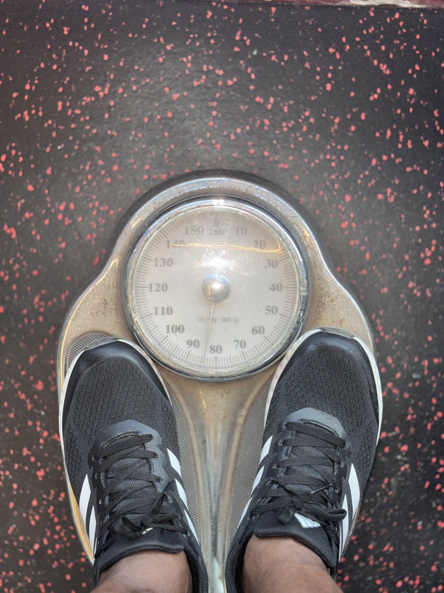 deohugo's tweet image. This month’s goal is to lose 4kg.
Next month (August) we hit 80kg.
Kama mdoli 🫡
