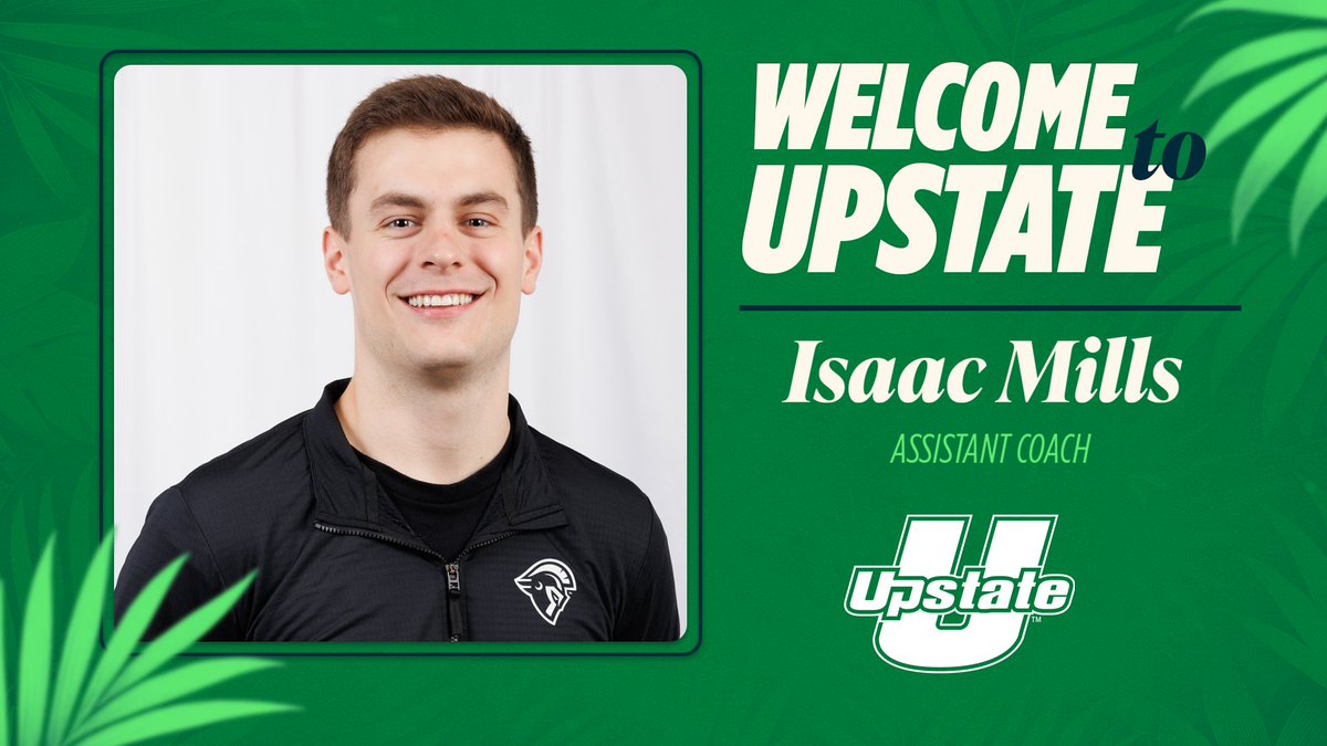 Joining the Spartans from Wisconsin, where he spent six seasons in various roles for the Badgers, Isaac Mills is the newest member of head coach Jason William's coaching staff.

Welcome to Upstate to our new assistant coach!

🔗 | brnw.ch/21wTOCY

#SpartanArmy ⚔️