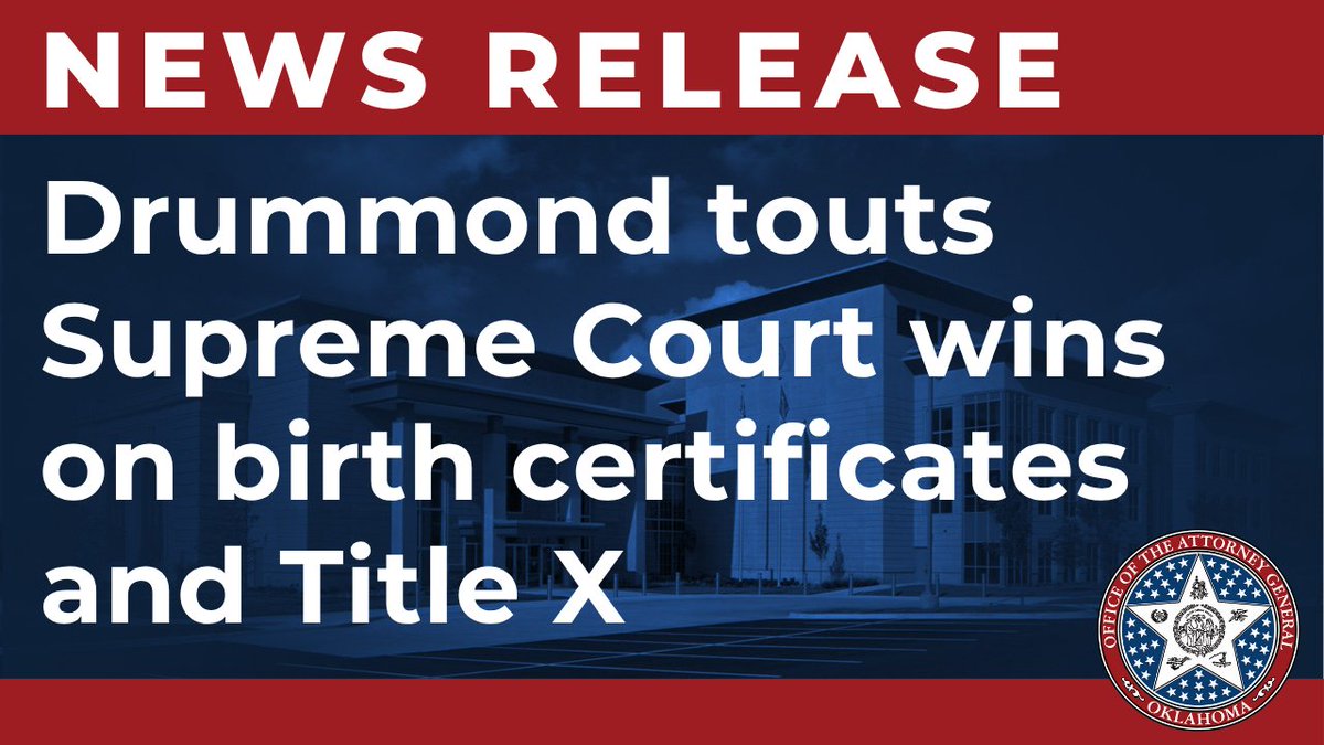 I am very pleased with two recent U.S. Supreme Court rulings, which represent significant victories for the constitutional principle of States' Rights. The Court has provided crucial clarity on issues that directly affect Oklahoma's ability to govern according to our values.