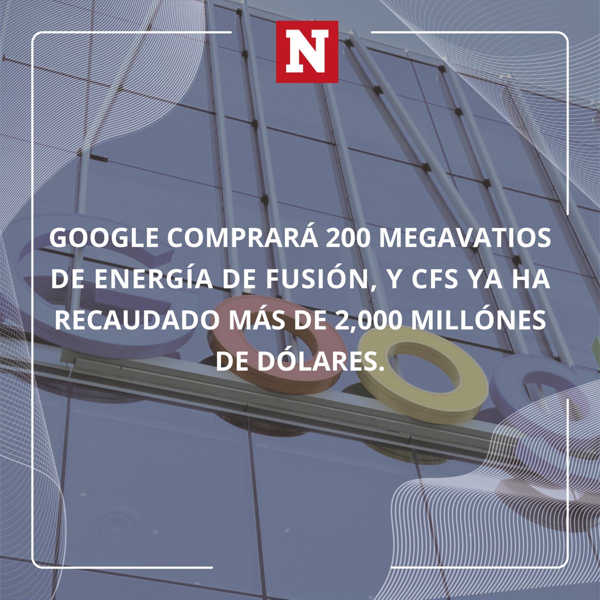 NWEspAmerica's tweet image. Google firmó un acuerdo con Commonwealth Fusion Systems para comprar energía de fusión.
🔌 200 MW (¡75,000 hogares!)
☀️ Energía limpia, sin residuos
🧲 Tecnología del MIT
💰 Respaldada por Bill Gates
¿Será esta la revolución energética que esperábamos?
#Google #FusionEnergy