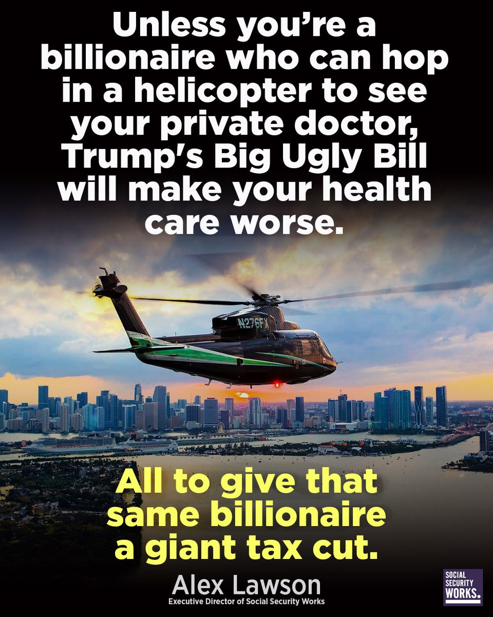 SSWorks's tweet image. URGENT: Contact your Senators and Representative at  202-224-3121!

Urge them to VOTE NO on the Big Ugly Bill that will rip away health care from millions of us to give greedy billionaires another tax handout!