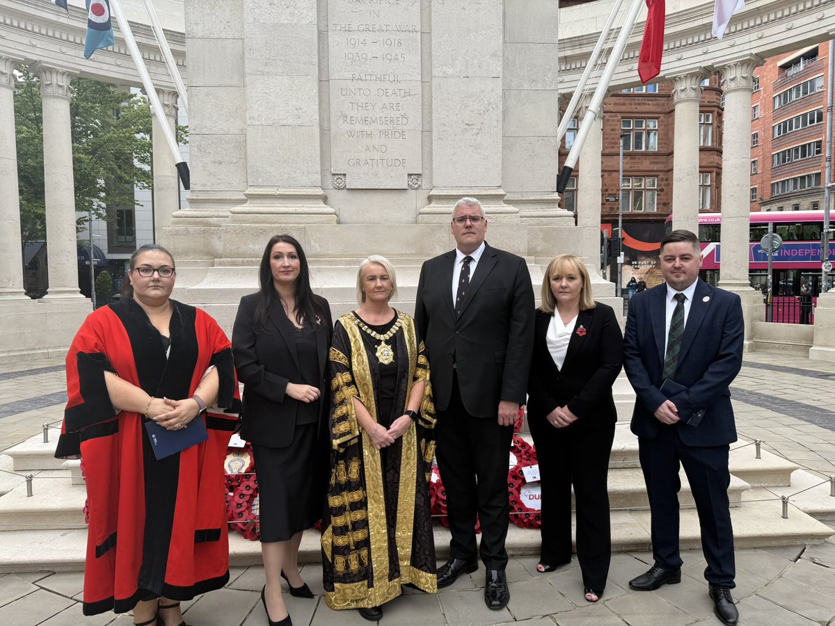 It is always a great honour and privilege to represent the people of Balmoral at the Belfast Cenotaph. 

A very sombre service this morning to commemorate those who gave their all at the Battle of the Somme. 

At a meeting of the City Council held in the City Hall, at 10.45 am on