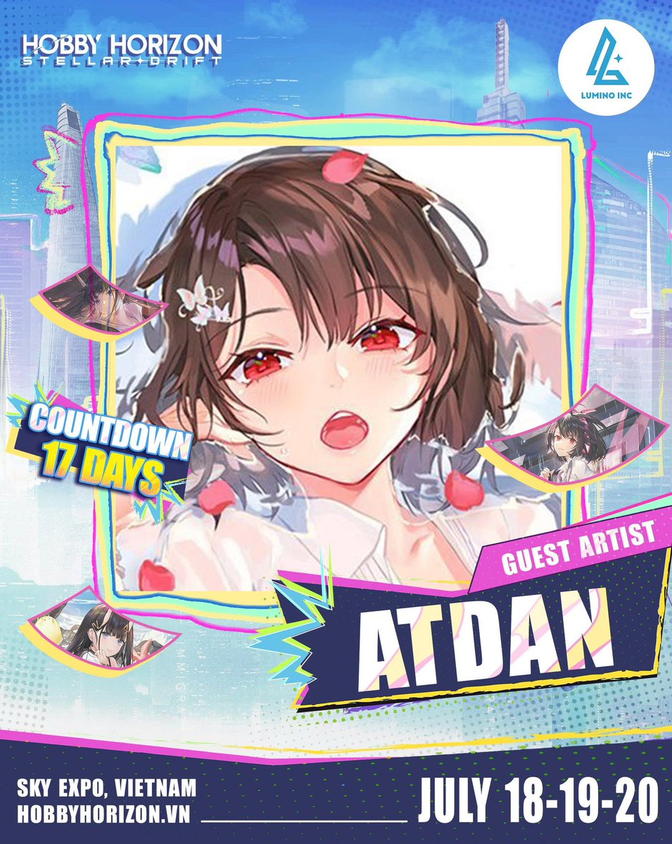 hobby_horizon's tweet image. 『 𝐇𝐇𝟐𝟓: 𝑨𝑻𝑫𝑨𝑵 - 𝑮𝑼𝑬𝑺𝑻 𝑨𝑹𝑻𝑰𝑺𝑻 』🪐
🎉 The next featured artist guest of HH25 is none other than the renowned illustrator @Atdan86!
── ✧ ˙ ̟ ── ✧
𝐇𝐎𝐁𝐁𝐘 𝐇𝐎𝐑𝐈𝐙𝐎𝐍 𝟐𝟎𝟐𝟓
July 18-20 | Sky Expo, HCMC, Vietnam
#HH25 #HobbyHorizon