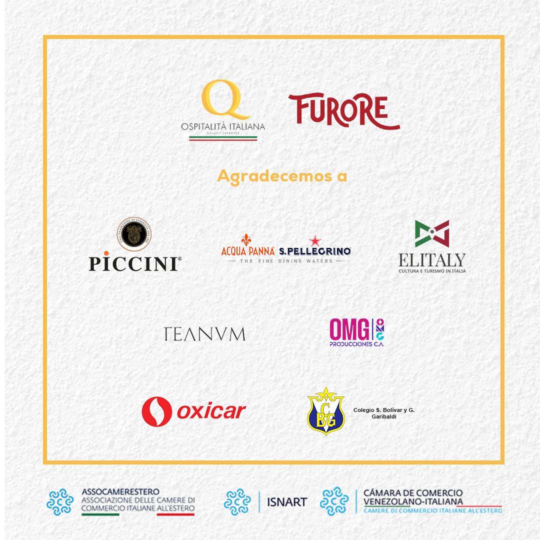 Deliciosa cena a cuatro tiempos en ocasión de la entrega del reconocimiento Marchio Ospitalità Italiana a Furore Ristorante. 
Lugar: Calle Madrid, Las Mercedes
40$ afiliados a CAVENIT
45$ no afiliados
Vallet Parking
Reservación y Método de Pago:  n9.cl/966c1