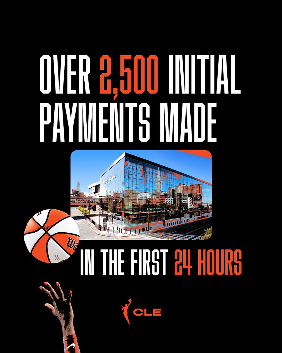 clevelandwnba's tweet image. WE SEE YOU, CLEVELAND FANS.
Who else is going to join us at WNBACleveland.com?