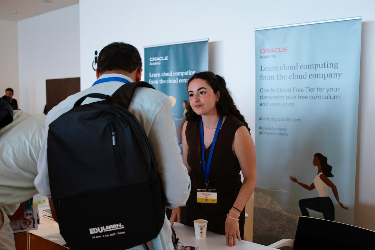 ☕ Coffee break time at #EDULEARN25!

Perfect moment to explore the poster area and stop by our sponsors’ booths: <a href="/OracleAcademy/">Oracle Academy</a> &amp; @techclassHQ.
Don’t miss out