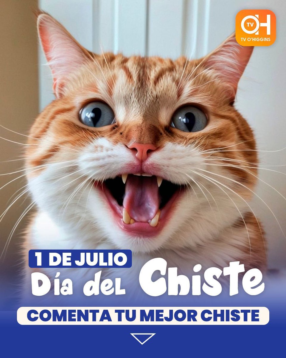 ¡CONTAGIA TU ALEGRÍA CON EL MUNDO!

Este martes 1 de julio es el día del chiste, una efeméride que busca que a través del humor, todas las personas sean capaces de compartir momentos de alegría utilizando chistes y expresiones graciosas, para así endulzar un poco más la vida.