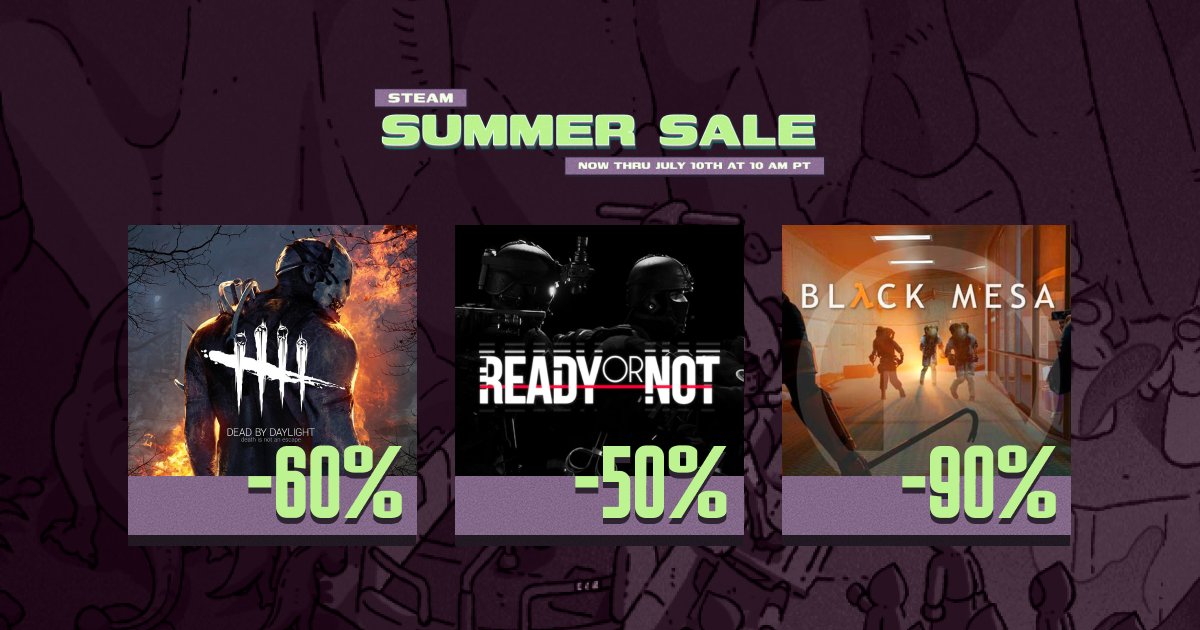 Boosteroid_main's tweet image. Steam Summer Sale is here!🔥
We’ve put together a list of great games at great prices - perfect for your summer downtime.🌴
📝 Check out all the picks on our blog:
boosteroid.com/blog/2025/07/0…
What games have you already grabbed? Tell us in the comments! 👇