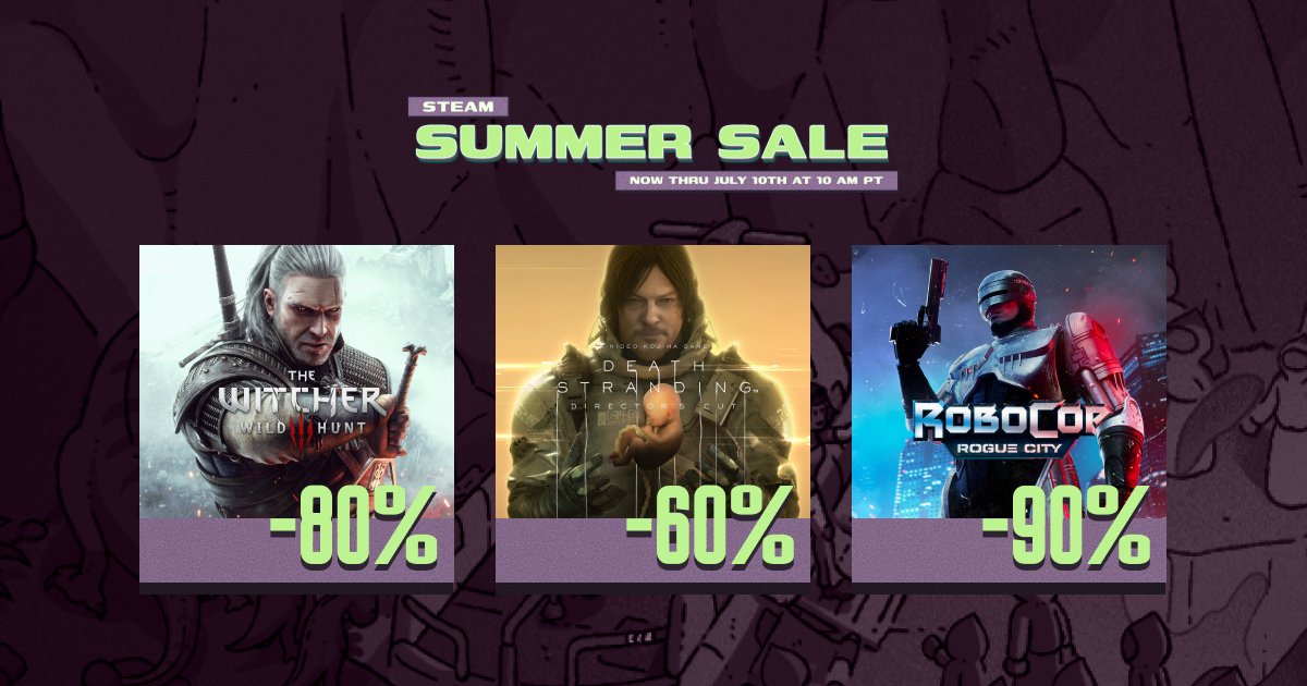 Boosteroid_main's tweet image. Steam Summer Sale is here!🔥
We’ve put together a list of great games at great prices - perfect for your summer downtime.🌴
📝 Check out all the picks on our blog:
boosteroid.com/blog/2025/07/0…
What games have you already grabbed? Tell us in the comments! 👇
