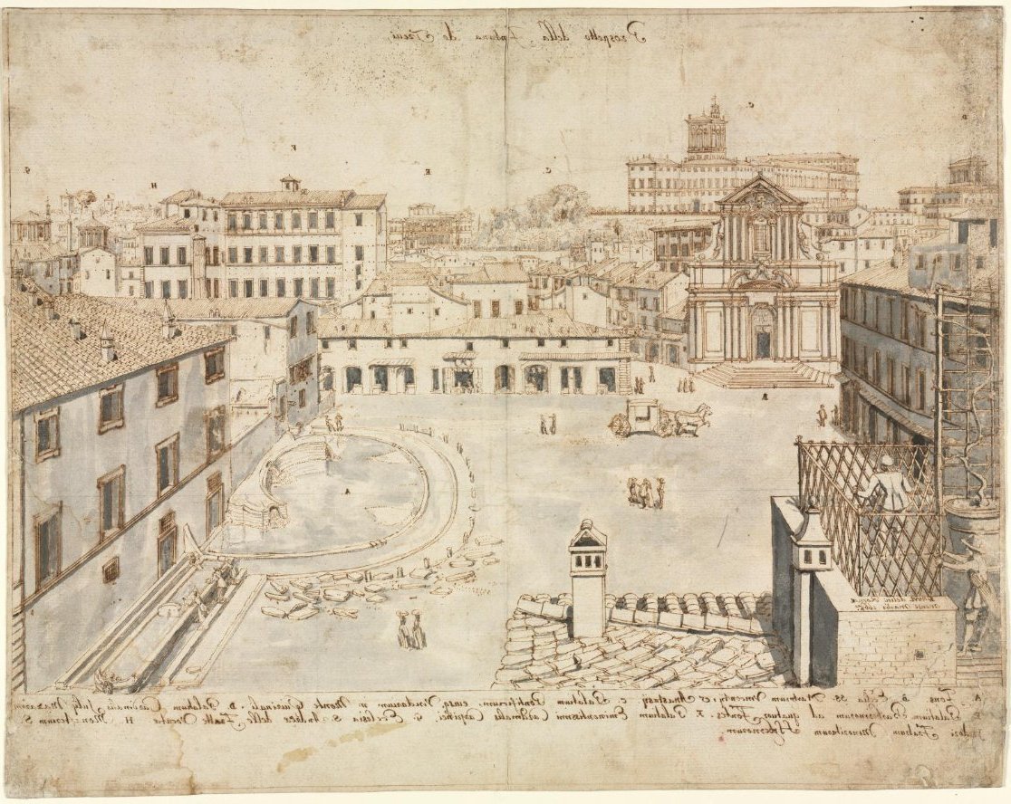 romamedieval's tweet image. 🖼La Fontana di Trevi en el siglo XVII. Mucho menos concurrida que en la actualidad.
👨🏻🎨Lievin Cruyl,The Cleveland Museum of Art