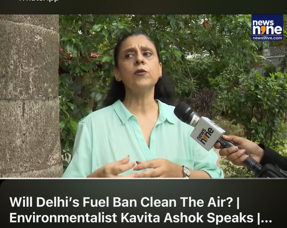 Will Delhi’s Fuel Ban Clean The Air? | Environmentalist Kavita Ashok Spe... youtu.be/BpVW07s2KXk?si… via <a href="/YouTube/">YouTube</a>