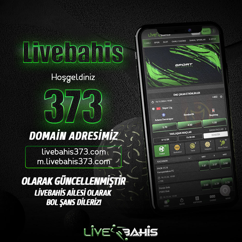 Değerli Üyelerimiz, Güncel Giriş Adresimiz livebahis373.com'dur Tüm Üyelerimize LiveBahis Ailesi Olarak Bol Şans Dileriz!