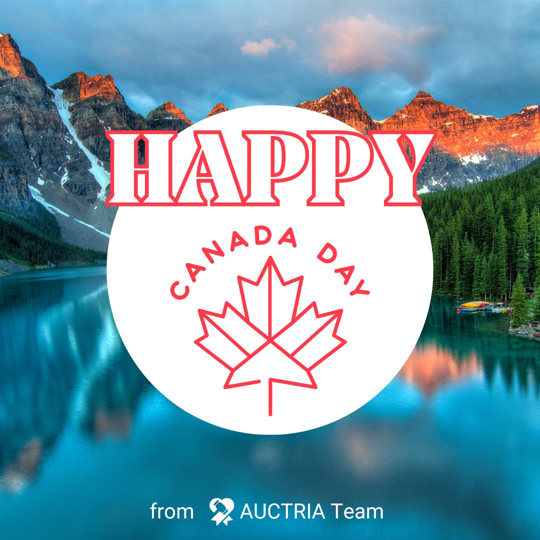 Happy Canada Day from Auctria Team!