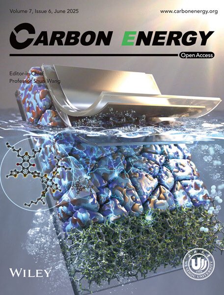 Wooseok Yang (@wooseokyang1) on Twitter photo Our work on 10% efficient solar to hydrogen conversion with organic light absorbers and low-cost catalysts was highlighted as a cover of the recent issue of <a href="/CarbonEnergy2/">Carbon Energy</a> 😀
onlinelibrary.wiley.com/doi/10.1002/ce… Our work on 10% efficient solar to hydrogen conversion with organic light absorbers and low-cost catalysts was highlighted as a cover of the recent issue of <a href="/CarbonEnergy2/">Carbon Energy</a> 😀
onlinelibrary.wiley.com/doi/10.1002/ce…