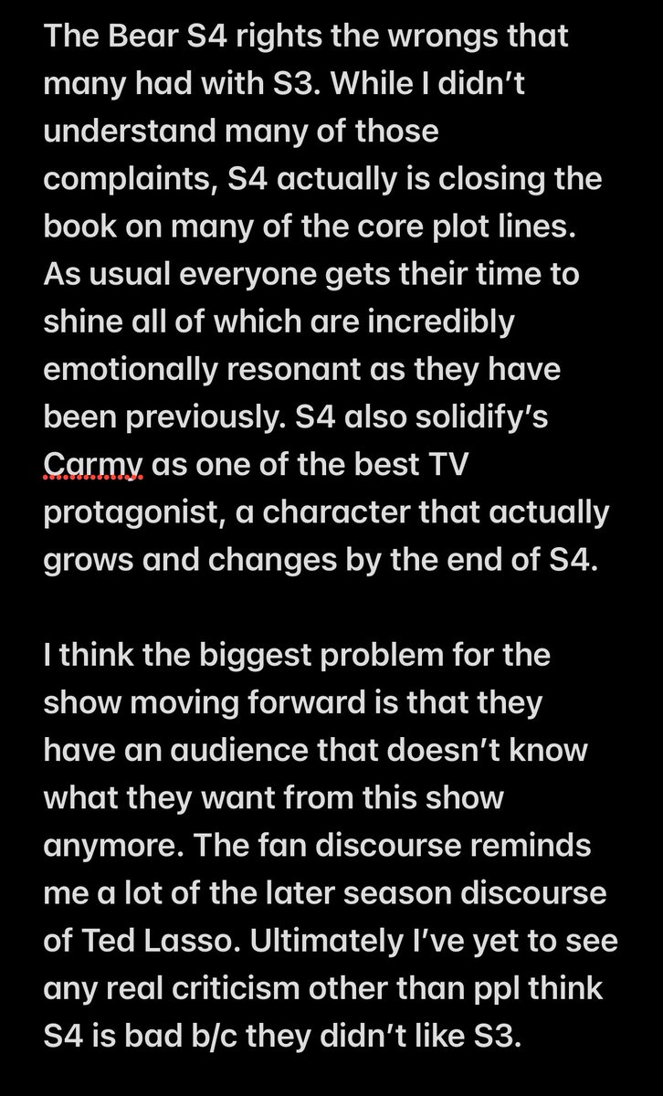 The Bear S4 Review: 4 out of 5 ⭐️’s