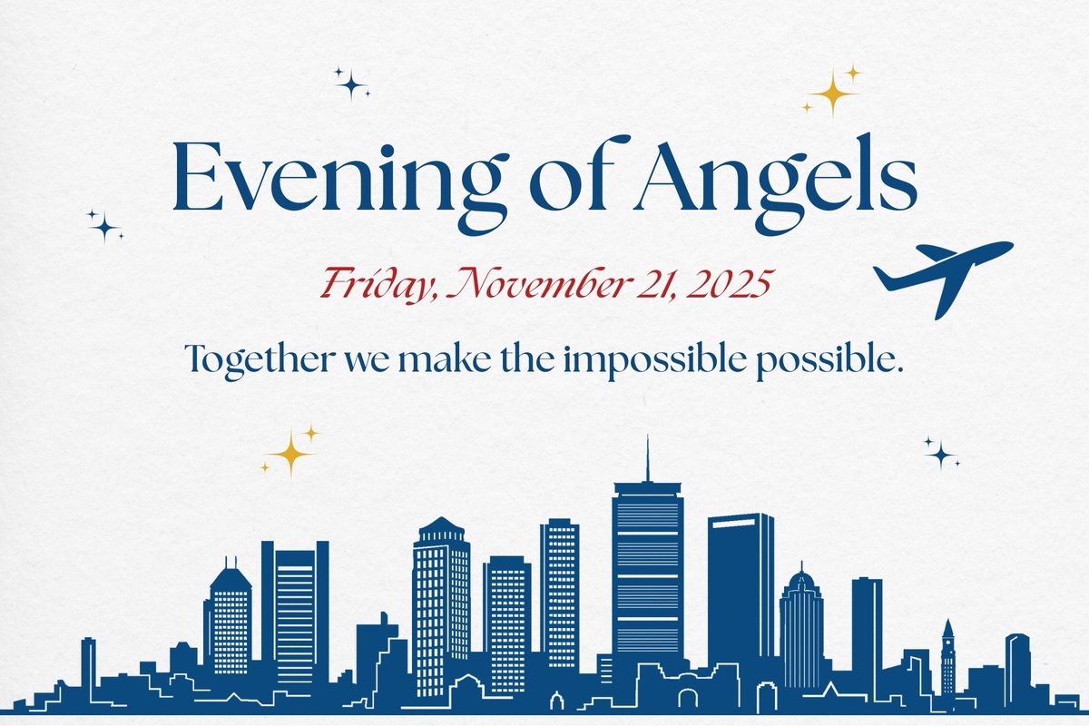 Join Us on November 21st at the Seaport Hotel Boston for our 28th Annual Evening of Angels Gala! my.onecause.com/event/organiza… #Boston #seaporthotel #angelflightne