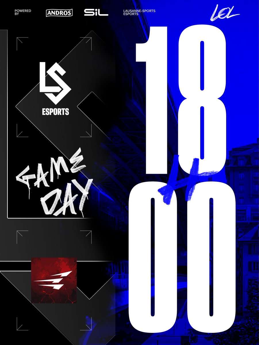 Aujourd'hui, match qui décidera de notre classement final dans notre groupe 🙌

On vise d'être invaincus bien sûr !🙈

🆚 <a href="/EntropyGaming/">Entropy</a> 
🕗 18h00
📺 twitch.tv/lausannetv
🎙️<a href="/CH_RonRon/">RonRon eLS</a> <a href="/Justiielol/">Justiie</a> 

#TKPRM #AllezLausanne 🔵⚪️