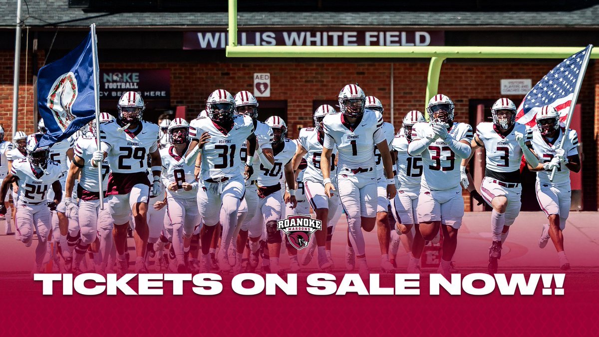 Be a part of history! Maroon football tickets are now on sale for the first varsity season since 1942! Single game and season tickets are available!

🎟shorturl.at/h1utt