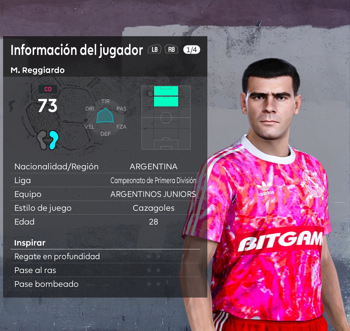 PESCLASICO's tweet photo. 👤 Más caruchas, más nostalgia. @gordoumbanda sigue metiendo mano y el PES 1993 se va llenando de historia y realismo. #PESclasico https://t.co/fcr9BrPhNY