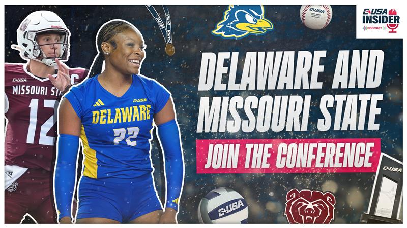 CUSAInsiderPod's tweet image. π¨NEW POD ALERTπ¨
Join us in welcoming the NEWEST members of Conference USA @UDBlueHens & @MissouriStBears
Check out our exclusive interviews with @jskolnick6 & @PatrickRansdell to learn more about both institutions and what they bring to CUSA!
Watch: youtu.be/2sEk2XIzjgU