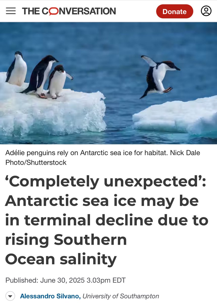 “This finding caught us off guard – melting ice typically makes the ocean fresher. But new satellite data shows the opposite is happening, and that’s a big problem. Saltier water at the ocean surface behaves differently than fresher seawater by drawing up heat from the deep ocean