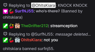 nobody is safe when im mod <a href="/KaitlynSmiles/">Kaitlyn Smiles</a>