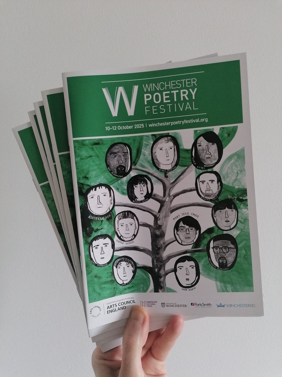 💚Winchester Poetry Festival 2025💚

We invite poetry-lovers + poetry-curious to join us:
10-12 Oct @ArcWinchester 
2-9 Oct online + fringe

Theme: ‘Revisiting The Classics’

24 events inc BSL, live-streaming, relaxed, online, free entry
🎟️winchesterpoetryfestival.org

<a href="/ace_national/">Arts Council England</a>