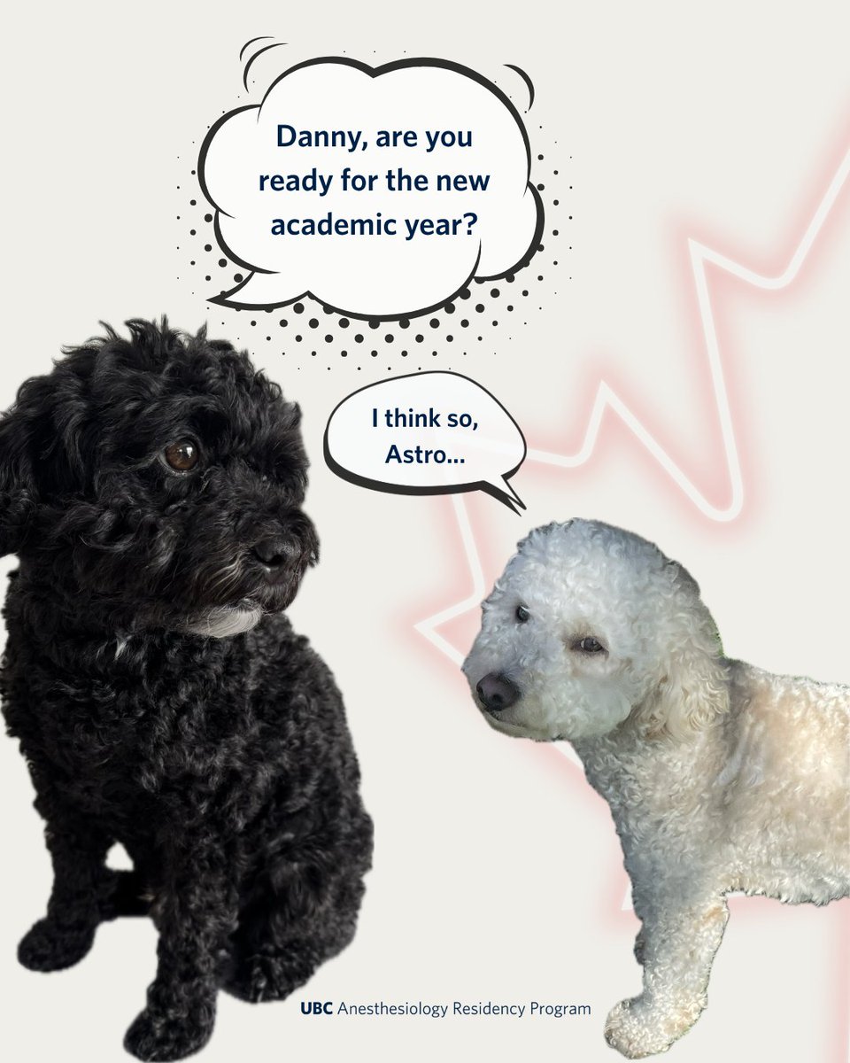 UBC Anesthesiology Residency Program (@ubc_anes) on Twitter photo Danny and Astro, your favourite duo, wish you a fun-filled #CanadaDay!🍁
The new academic year is just around the corner, and we’re all excited to see everyone back at the site!
#UBCAnesthesia #AnesthesiaResidency #Anesthesia #UBCPainMed #UBC Danny and Astro, your favourite duo, wish you a fun-filled #CanadaDay!🍁
The new academic year is just around the corner, and we’re all excited to see everyone back at the site!
#UBCAnesthesia #AnesthesiaResidency #Anesthesia #UBCPainMed #UBC