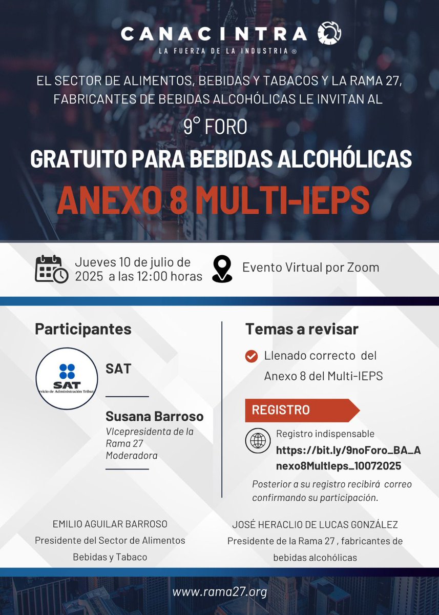 Sector Industrial Alimentos, Bebidas y Tabacos tweet media