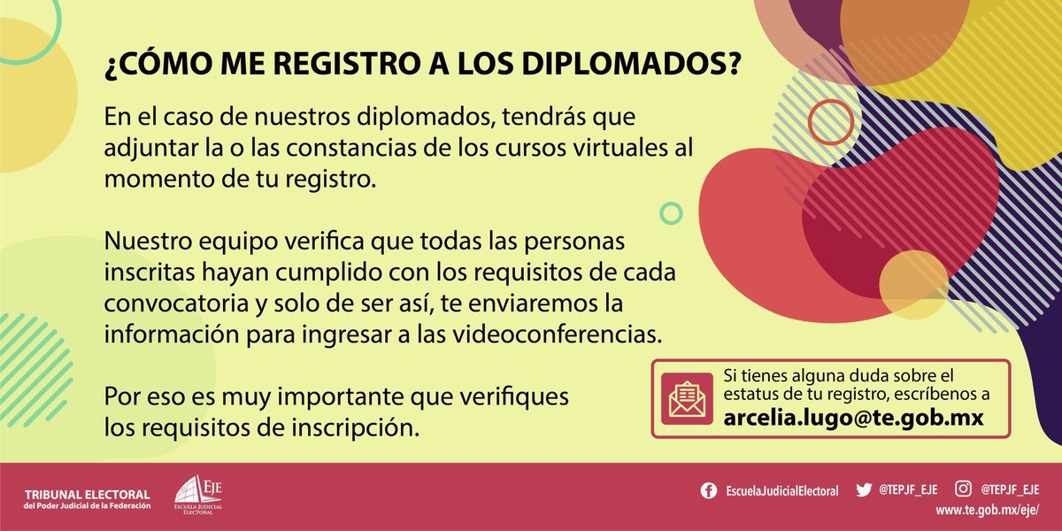 Escuela Judicial Electoral tweet media